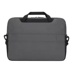 Targus Cypress Briefcase with EcoSmart - Sacoche pour ordinateur portable - 15.6" - gris (TBT92602GL)_5
